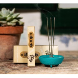 Incenso Japonês Morning Star Palo Santo Nippon Kodo (20g) 50 palitos + incensário