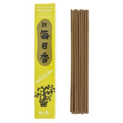 Encens Japonais Morning Star Patchouli de Nippon Kodo (20g) - 50 bâtonnets + brûleur à encens