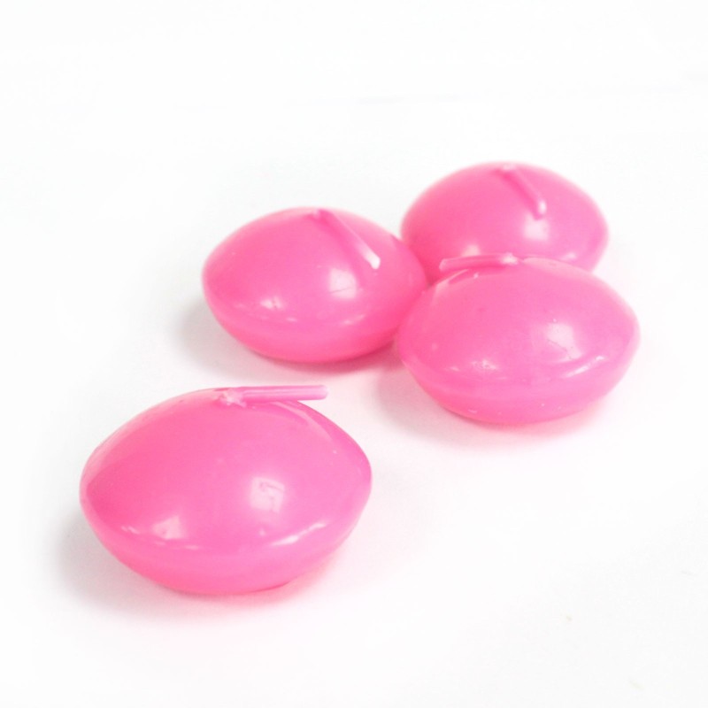 Petite bougie flottante - Rose-BOUGIES FLOTTANTES-HOSTENATURA