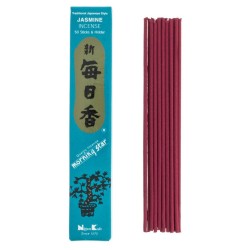 Encens Japonais Etoile du Matin Jasmin Nippon Kodo (20g) 50 barres + encensoir