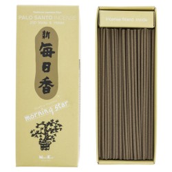 Encens Japonais Morning Star Palo Santo Nippon Kodo 200 bâtonnets + brûleur d'encens - Grand pack