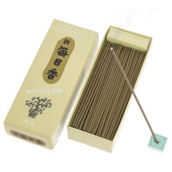 Encens Japonais Morning Star Palo Santo Nippon Kodo 200 bâtonnets + brûleur d'encens - Grand pack