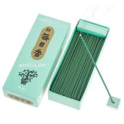 Encens Japonais Étoile du Matin Gardenia Nippon Kodo 200 barres + encensoir - Grand Pack