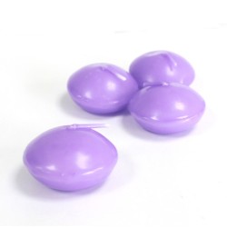 Petite bougie flottante - Lilas