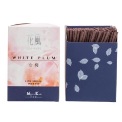 Tămâie japoneză scurtă Ka-fuh White Plum Nippon Kodo - 330 bețișoare