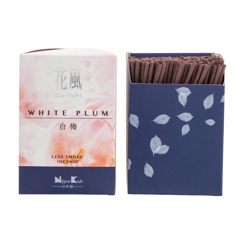 Tămâie japoneză scurtă Ka-fuh White Plum Nippon Kodo - 330 bețișoare-TĂMÂNIE JAPONEZE-HOSTENATURA