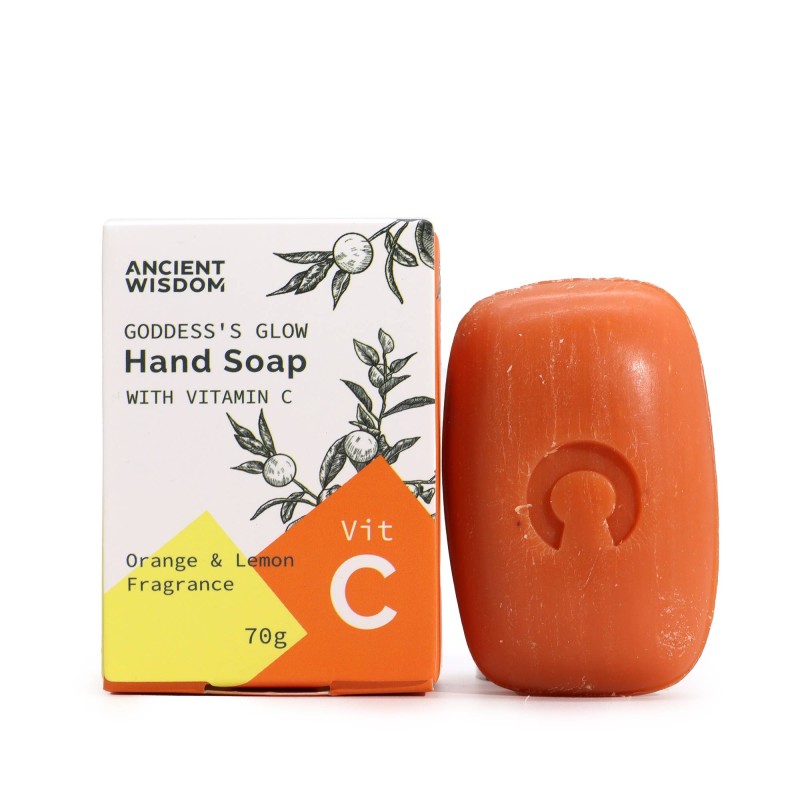 Handseife mit Vitamin C und ätherischen Ölen - 70g.-Produkte mit Vitamin C-HOSTENATURA