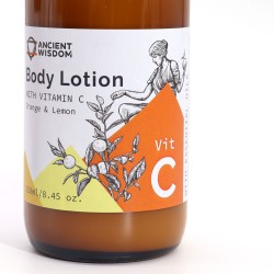 Körperlotion mit Vitamin C - Ätherisches Orangen- und Zitronenöl - 250ml