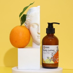 Body Lotion with Vitamin C - Orange and Lemon Essential Oil - 250ml