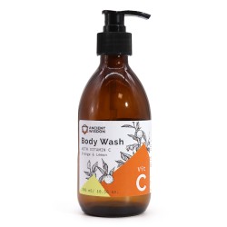 Badeseife mit Vitamin C Orange und Zitrone - 300ml.