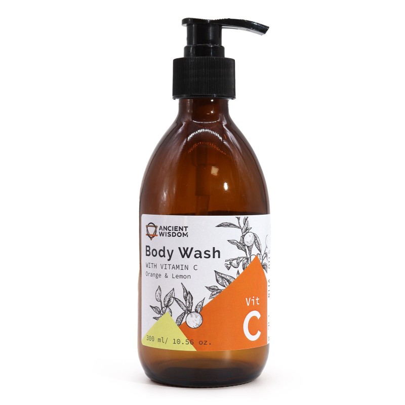 Bath Soap with Vitamin C Orange and Lemon - 300ml.-Products with Vitamin C-HOSTENATURA