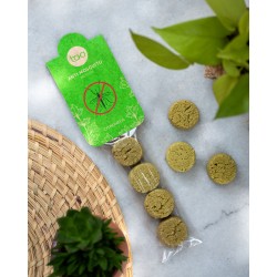 Pastillas de Defumación Activada Antimosquitos con Citronela e Inciensos TAO - 4 pastillas naturales