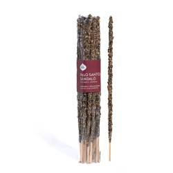 Artisau Intsentsu Palo Santo eta Sandalwood Ama Sakratua Harmonia eta Erlaxazioa - Pack 20 makilak