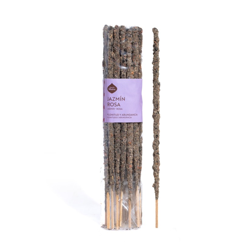 Artisan Incense Jasmine and Roses Holy Mother Fullness and Abundance - Pack 20 bars-ARTISAN INCENSES SAGRADA MADRE - PACK 20 UNITS-HOSTENATURA