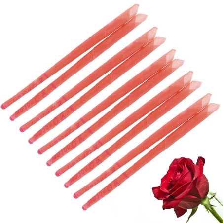 Par Velas de oido aromatica - Rosa  - 5