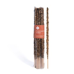 Artisan Palo Santo and Myrrh Incense Holy Mother Harmony and Protection - Pack 20 bars