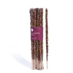 Incenso artesán Palo Santo e Rosa Sagrada Madre Harmonía e Amor - Pack de 20 varas.