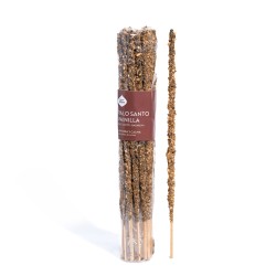 Incenso artesán Palo Santo e Vainilla Sagrada Madre, harmonía e calma - Pack de 20 varillas.