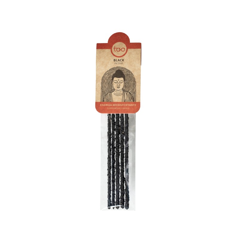 TAO Black Vanilla Incense Comforting Energy - TAO Incense - 5 bars-TAO Black Incense by Sagrada Madre-HOSTENATURA