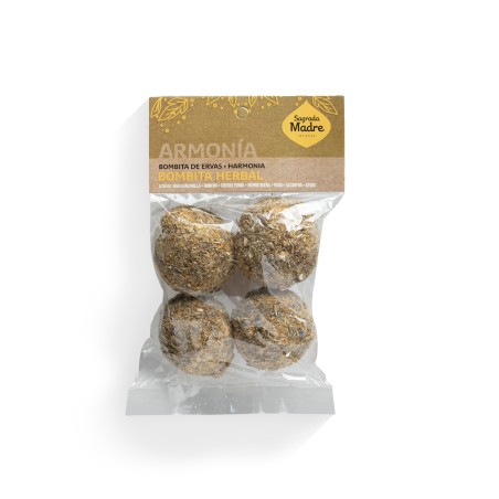 Bombetes Herbals Harmonia Sagrada Mare 4x bosseta - Calèndula, Camamilla, Romero, Herba Bona, Ruda, Alcanfor i Cedre