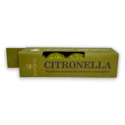 AROMANZA Citronella Magic Spheres - Iluminarte Argentina - 4 defume bonbilla, intsektu naturala eta eltxoen uxatzeko