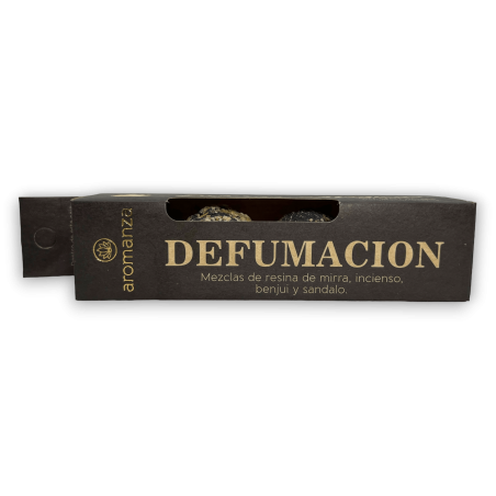 Magic Spheres Sfuming AROMANZA - Iluminarte Argentina - 4 defuming bombs Resins of Myrrh, Frankincense, Benzoin and Sandalwood.