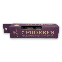 Magic Spheres 7 Powers AROMANZA - Iluminarte Argentina - 4 becuri de defumare organice naturale