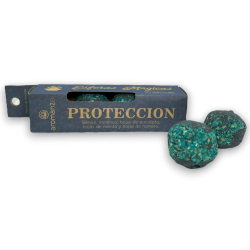 AROMANZA Magic Protection Spheres - Iluminarte Argentina - 4 bulbos de defumación Benjuí, Incienso, Eucalipto, Menta e Romeu