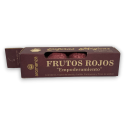 Esferas Mágicas Frutos Rojos Empoderamiento AROMANZA - Iluminarte Argentina - 4 bombitas Arándanos, Ananá, Frutilla, Frambuesas