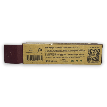 Magic Spheres Red Fruits Empowerment AROMANZA - Iluminarte Argentina - 4 bombitas Blueberries, Pineapple, Strawberry, Raspberrie