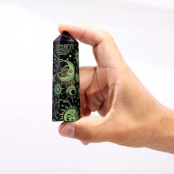 Black Obsidian Points (aprox. 60-70 g, 9 cm) - Mystic Story - Green Forest