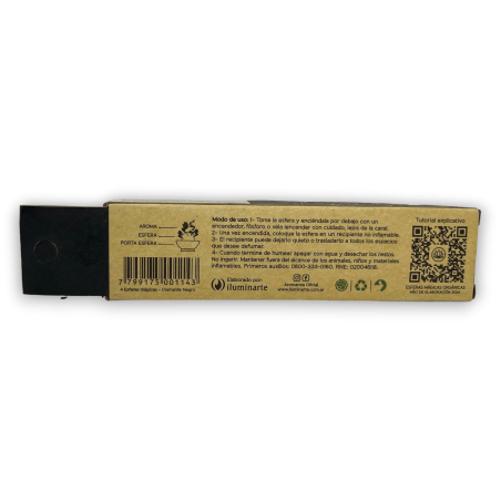 Esferas Mágicas Diamante Negro Aquí y Ahora AROMANZA - Iluminarte Argentina - 4 bombitas Musk, Madera, Oriental, Violeta, Frutal