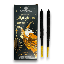 Incensi Magici Sahumerios Super Palo Santo Aromanza - Iluminarte Argentina - 10 bastoncini spessi fatti a mano