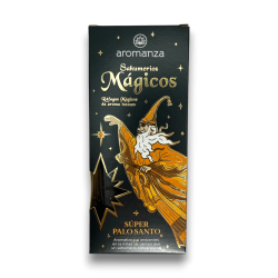 Incensi Magici Sahumerios Super Palo Santo Aromanza - Iluminarte Argentina - 10 bastoncini spessi fatti a mano