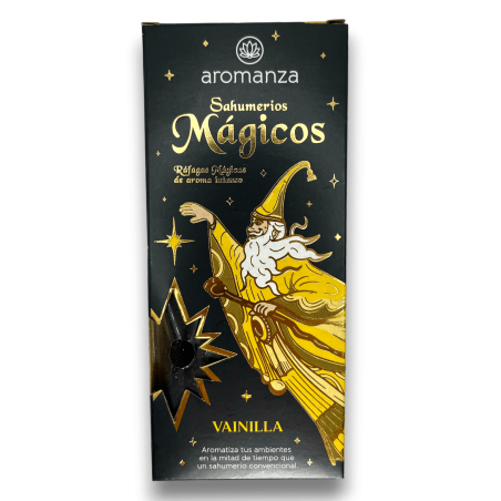 Magiczne Kadzidło Sahumerios Vanilla Aromanza - Iluminarte Argentina - 10 grubych, ręcznie robionych pałeczek