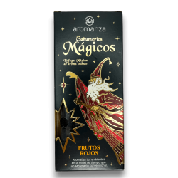 Incenso Aromanza de Frutas Vermelhas Sahumerios Mágicos - Iluminarte Argentina - 10 palitos grossos feitos à mão