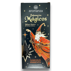 Magiczne Kadzidło Sahumerios Pomarańczowy Pieprz Aromanza - Iluminarte Argentina - 10 grubych ręcznie robionych patyczków