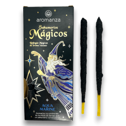 Encens Magique Eau Aromanza Encens Aqua Marine - Iluminarte Argentina - 10 barres épaisses artisanales