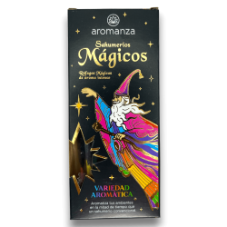 Incenso Magical Sahumerios Variedade Aromática Aromanza - Iluminarte Argentina - 10 palitos grossos feitos à mão