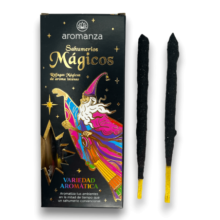 Sahumerios Mágicos Varietat Aromàtica Aromanza Encensos - Il·luminar-te Argentina - 10 barretes gruixudes artesanals