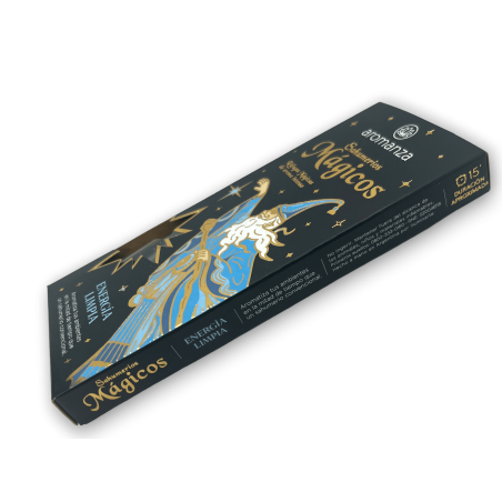Incenso Magico Sahumerios Clean Energy Aromanza - Iluminarte Argentina - 10 bastoncini spessi fatti a mano