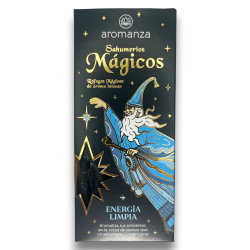 Incenso Magical Sahumerios Clean Energy Aromanza - Iluminarte Argentina - 10 palitos grossos feitos à mão