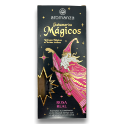 Magiczne Kadzidło Sahumerios Rosa Real Aromanza - Iluminarte Argentina - 10 grubych ręcznie robionych patyczków