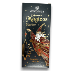 Encens Magique Bois de Santal Hindou Aromanza Encens - Iluminarte Argentina - 10 barres épaisses artisanales