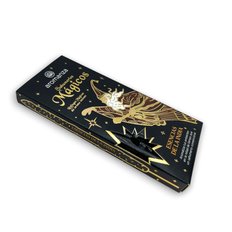 Magical Sahumerios Essences of India Aromanza Incense - Iluminarte Argentina - 10 grubych ręcznie robionych patyczków