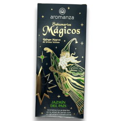 Encens Jasmin Magique du Pays Aromanza - Iluminarte Argentina - 10 tablettes épaisses artisanales