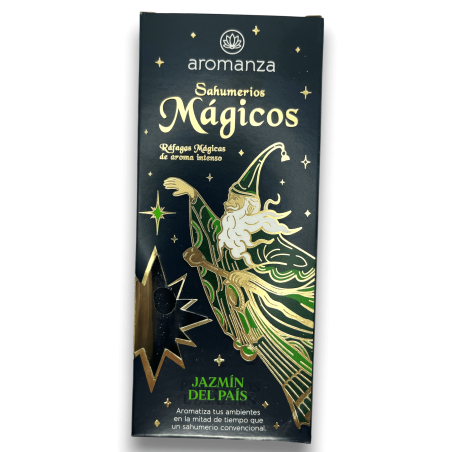 Magische Sahumerios Jasmijn uit het Land Aromanza Wierook - Iluminarte Argentina - 10 dikke handgemaakte stokjes