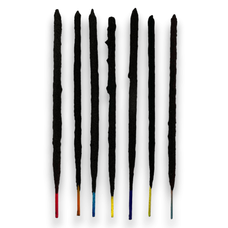 Incenso Sahumerios Seven Chakras Aromanza - Iluminarte Argentina - 7 bastoncini spessi extra forti