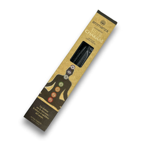 Sahumerios Siete Chakras Aromanza Incense - Iluminarte Argentina - 7 wyjątkowo mocnych grubych patyczków