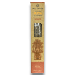 Sahumos Maya Naranja Pimienta Atracción Aromanza Inciensos - Iluminarte Argentina - 3 barritas extra Grandes / Fuertes